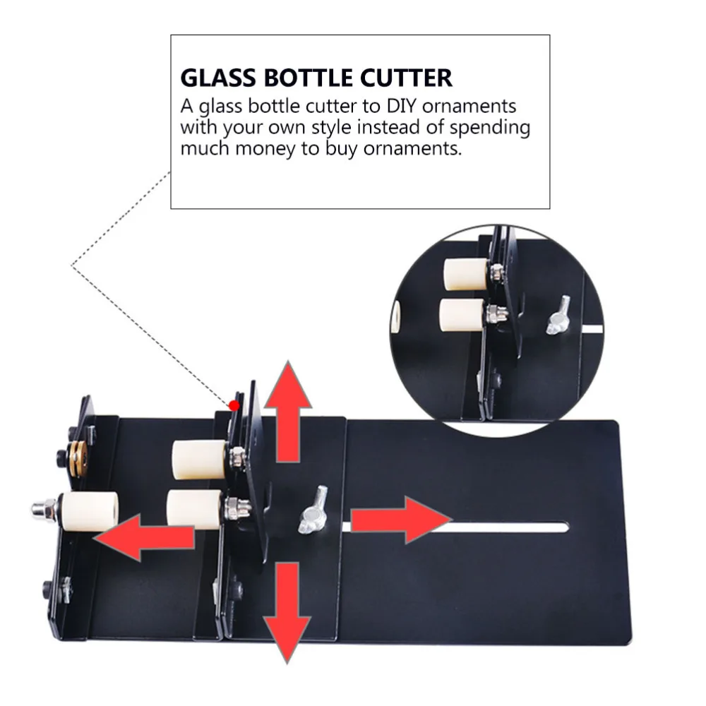 

Creative Glass Bottle Cutter Tool DIY Bottles Cutting Machine (3 Pulley)