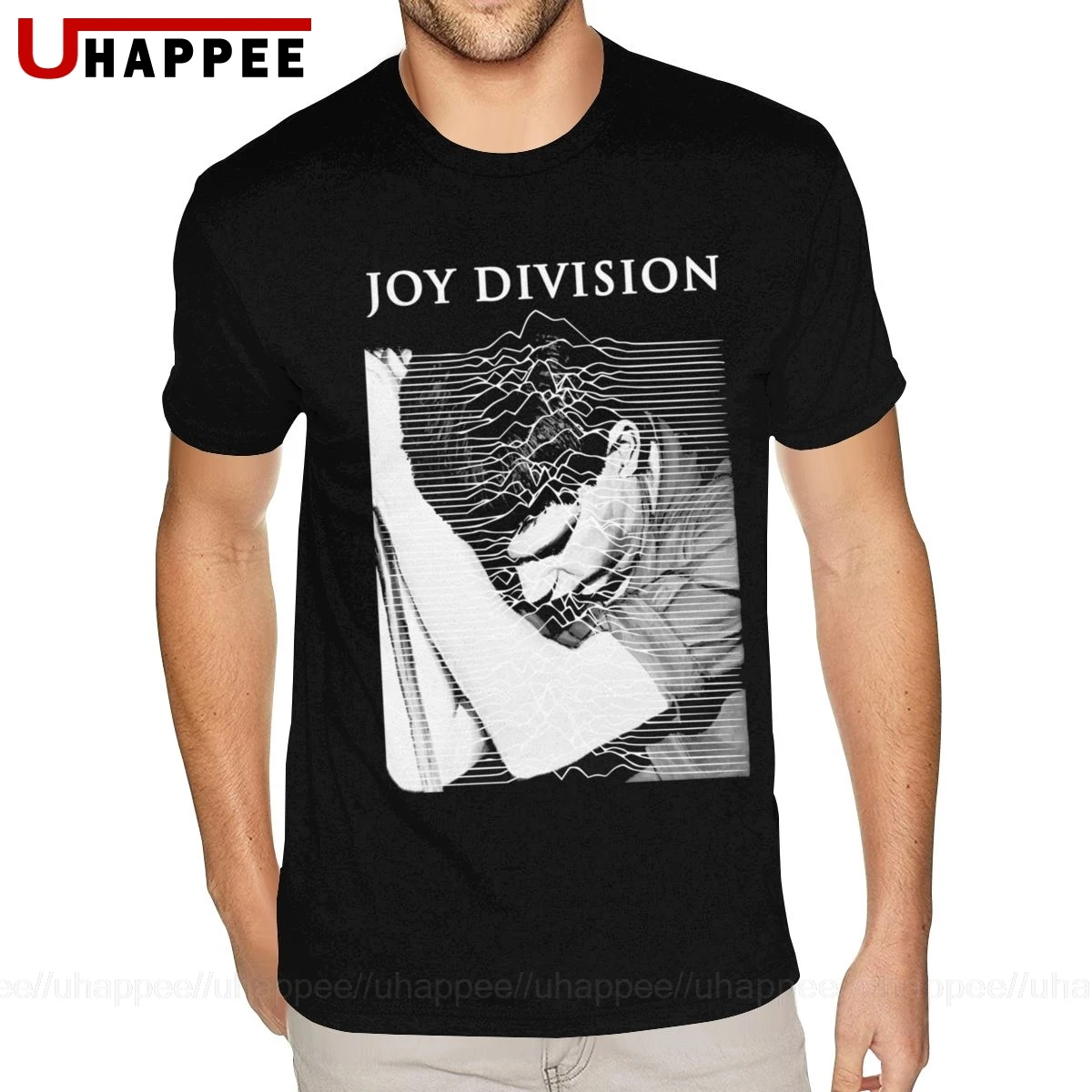 Дизайнерская мужская рубашка Joy Division в стиле панк белая футболка с коротким