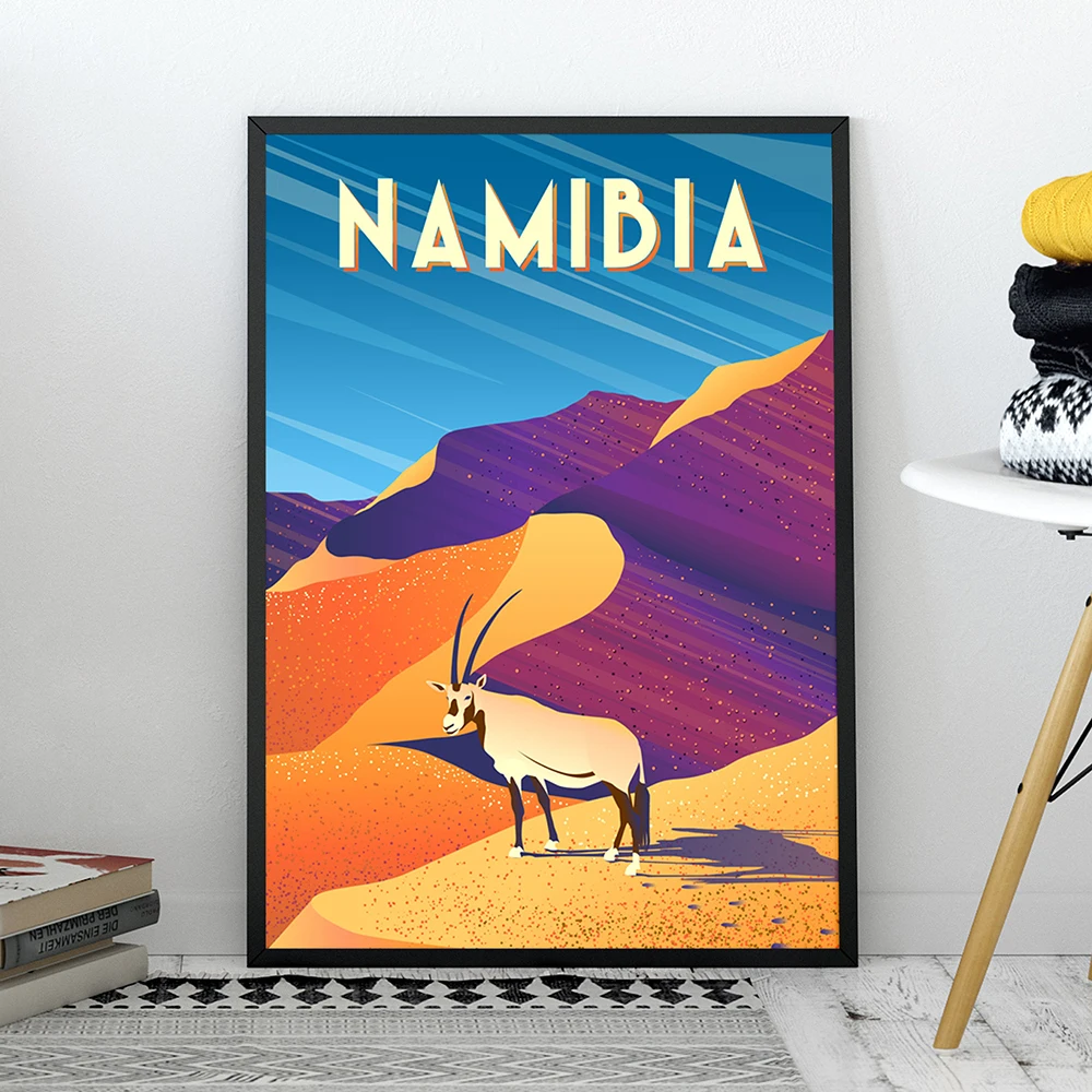 Алмазная живопись 5d Постер скандинавских путешествий по городу Марокко Танзании