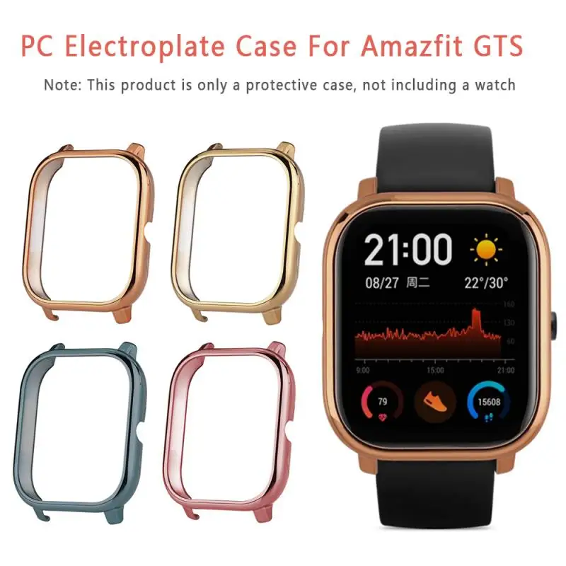 

Многоцветный GTS Защитная крышка чехол для смарт-браслета AMazfit GTS чехол для смарт часов чехол жесткий Экран Протектор Красочные Металлическа...