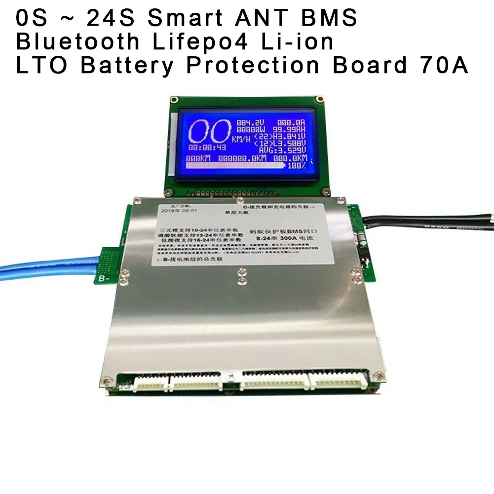 10S ~ 24S Smart ANT BMS Bluetooth Lifepo4 литий ионный аккумулятор лто Защитная панель