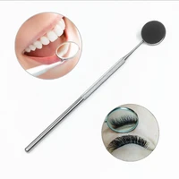 1pc dental mouth mirror stainless steel teeth whitening clean oral multifunction checking eyelash extension supplies tools