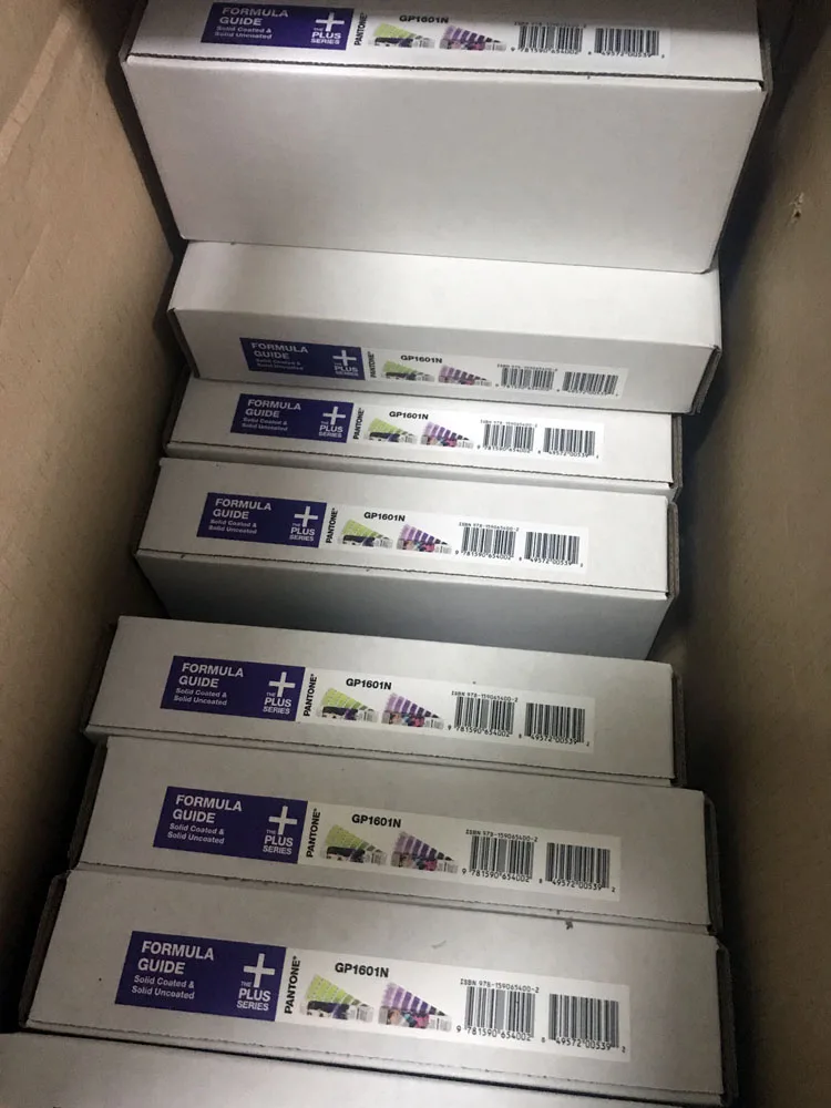 2 книги C/U Pantone цветовой эталон цветная книга GP1601N руководство по формуле сплошной покрытый набор без покрытия