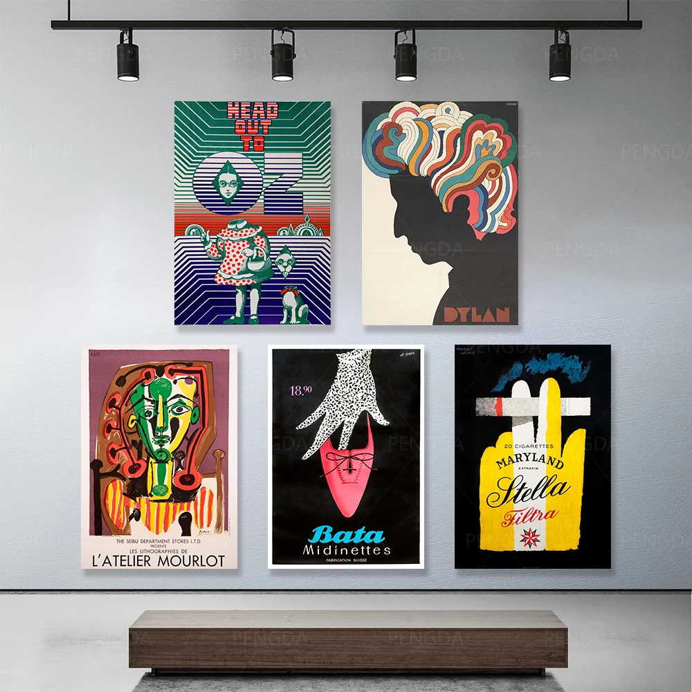 

Abstract Hight Heel Female Dog Canvas Print Picture Wall Art Paintings Home Decor Modular Poster For Living Room No Framework