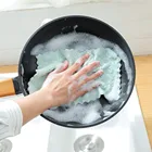 4 шт., антипригарная салфетка из микрофибры для мытья посуды