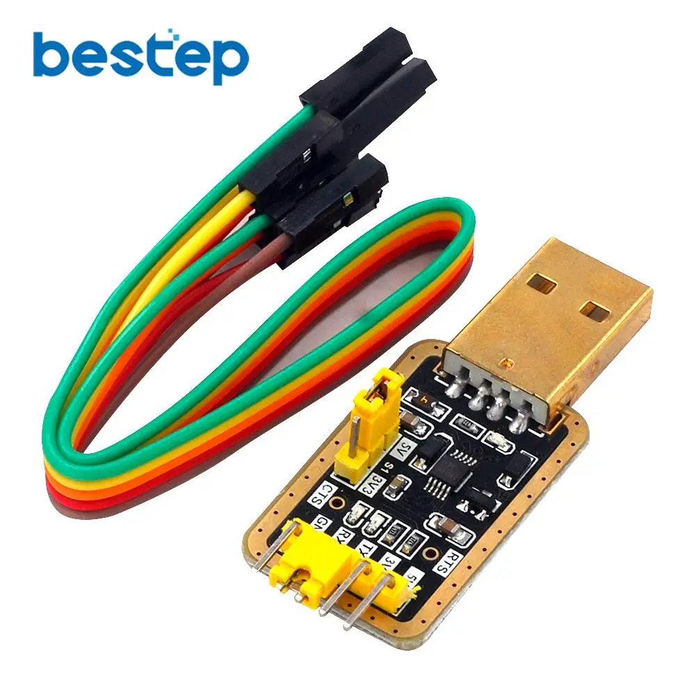 CH340E от USB к TTL модулю для последовательного порта в девяти обновлённой щеточной