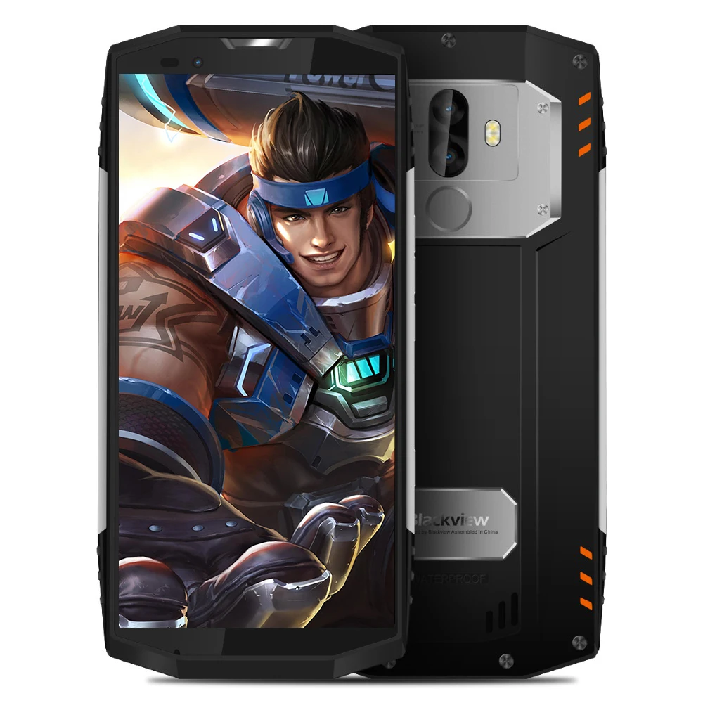 silver Blackview BV9000 Pro 5," IP68 водонепроницаемый прочный смартфон 6 ГБ+ 128 Гб Helio P25 мобильный телефон Octa-Core4180mAh мобильный телефон - Цвет: silver