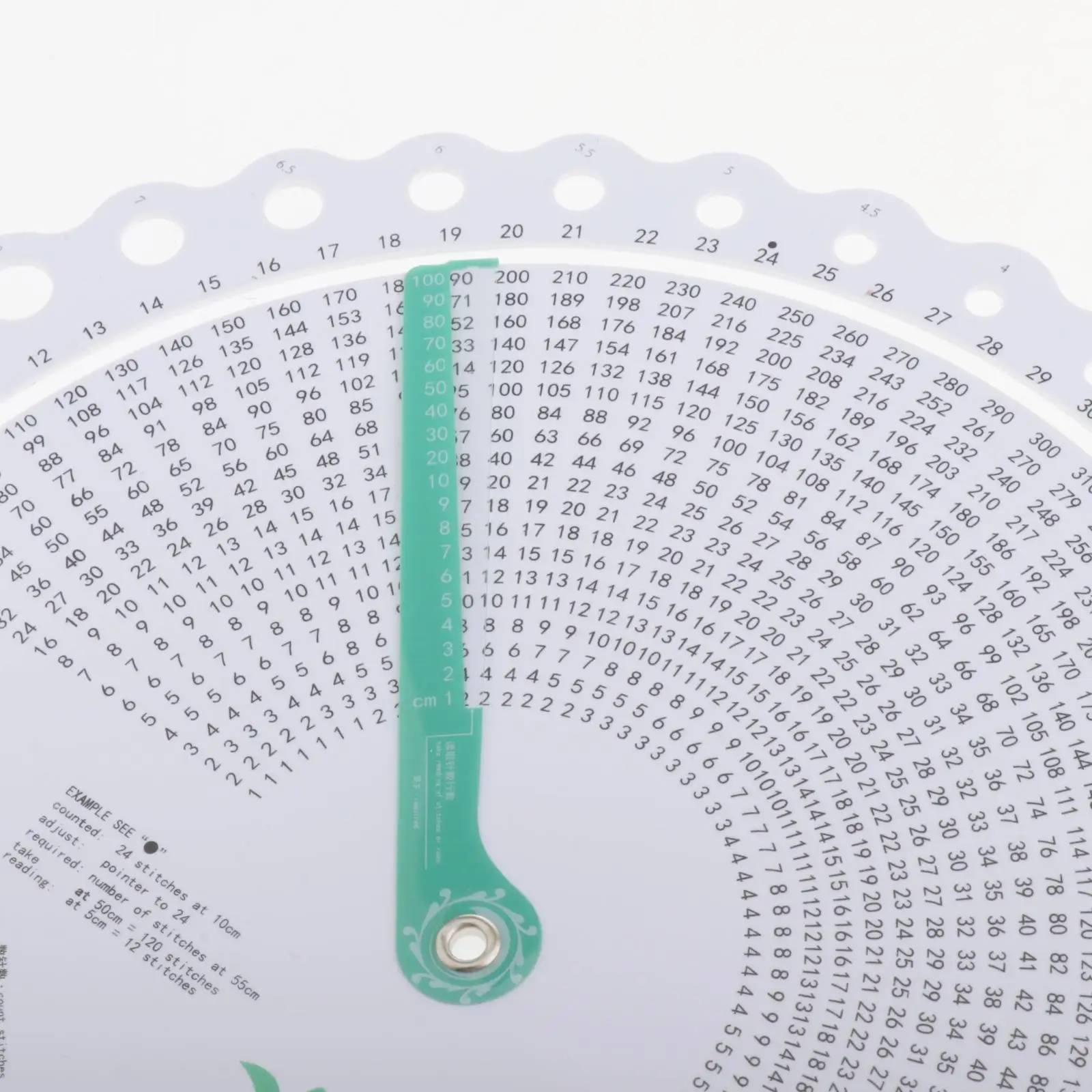 

Plastic Knitted Sweater Crafts Knitting Calculator Counting Ruler Frame Knitting Tool for Beginners Adults Mother