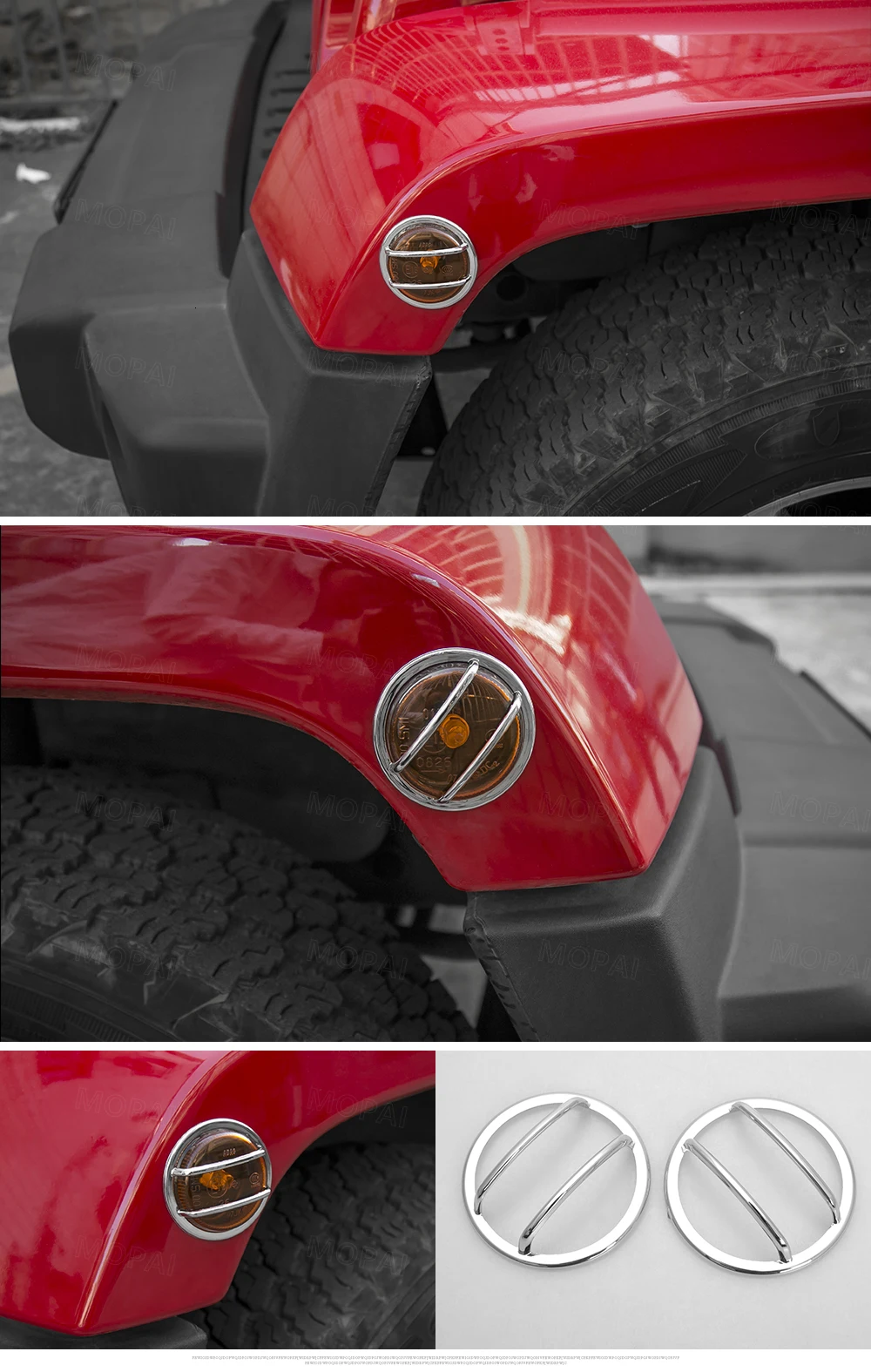 MOPAI Ламповые колпаки для Jeep Wrangler JK 2007+ Автомобильный поворотный сигнальный светильник декоративная крышка для Jeep Wrangler JK 2007- аксессуары