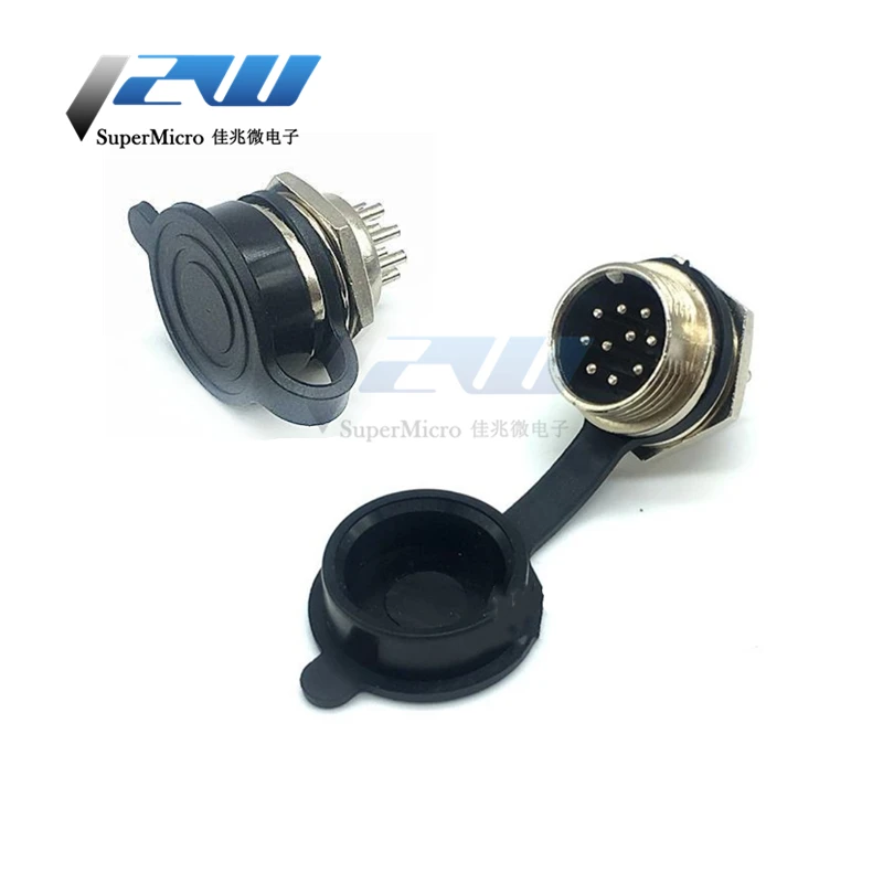 Мужской и Женский авиационный соединитель GX16 металлический разъем для панели 16