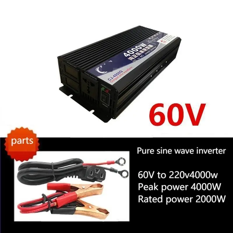 

SUSWE7000w 5000W 4000W 8000Wintelligent digital display pure sine wave inverter 12v24v48vto220V vehicle solar household60HZ/50hz