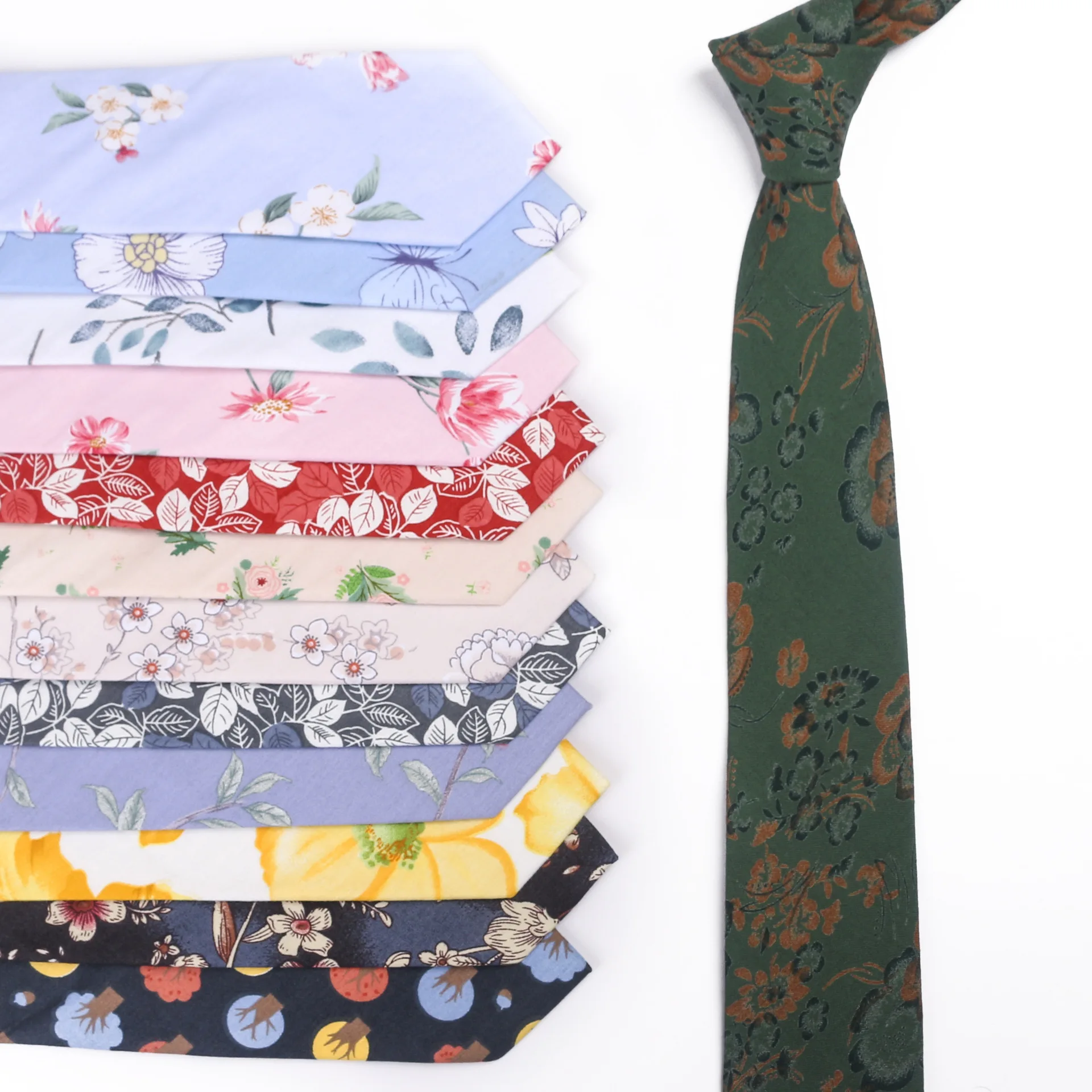 

Linbaiway 7cm Novelty Cotton Tie for Men Wedding Formal Dress Neckties Classic Suits Slim Women Neckwear Neckties Custom Logo