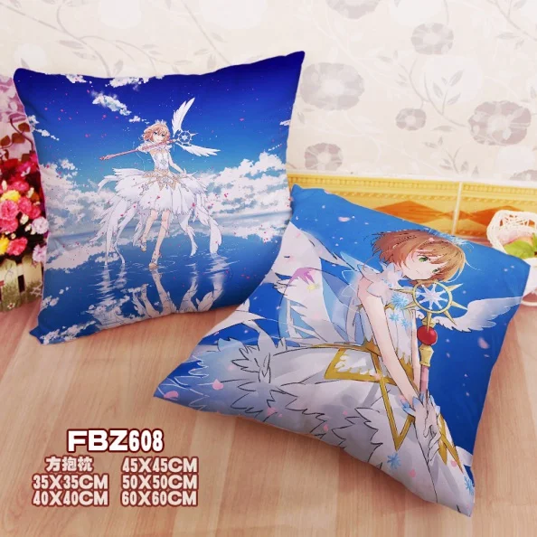 

New Home & Garden Home Textile Square Pillow Cover Case Japanese Anime Card Captor Sakura pillow case