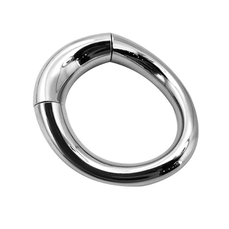 Magnetic bondage lock cock Ring Heavy male metal Ball Scrotum Stretcher Delay ejaculation BDSM Sex Toy men | Красота и здоровье