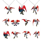 Bandai Anime Gundam S. Кулон H. Фигурка императора дракона воина ожерелье из эпоксидной смолы чокер для мальчиков ювелирные изделия FZS149
