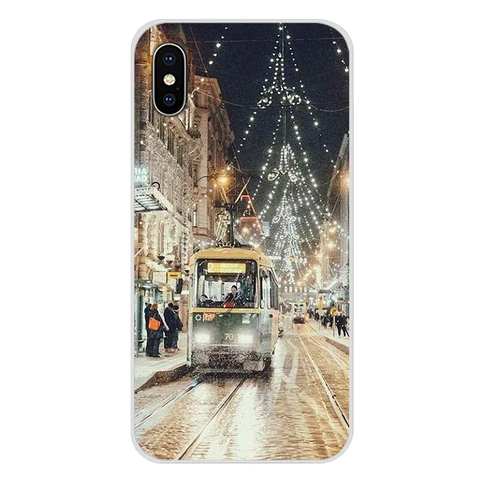 Для Xiao mi 4 mi 5 mi 5s mi 6 mi A1 A2 5X6X8 9 Lite SE Pro mi Max Mix 2 3 2S пейзаж зимний свет снежные аксессуары чехол для телефона
