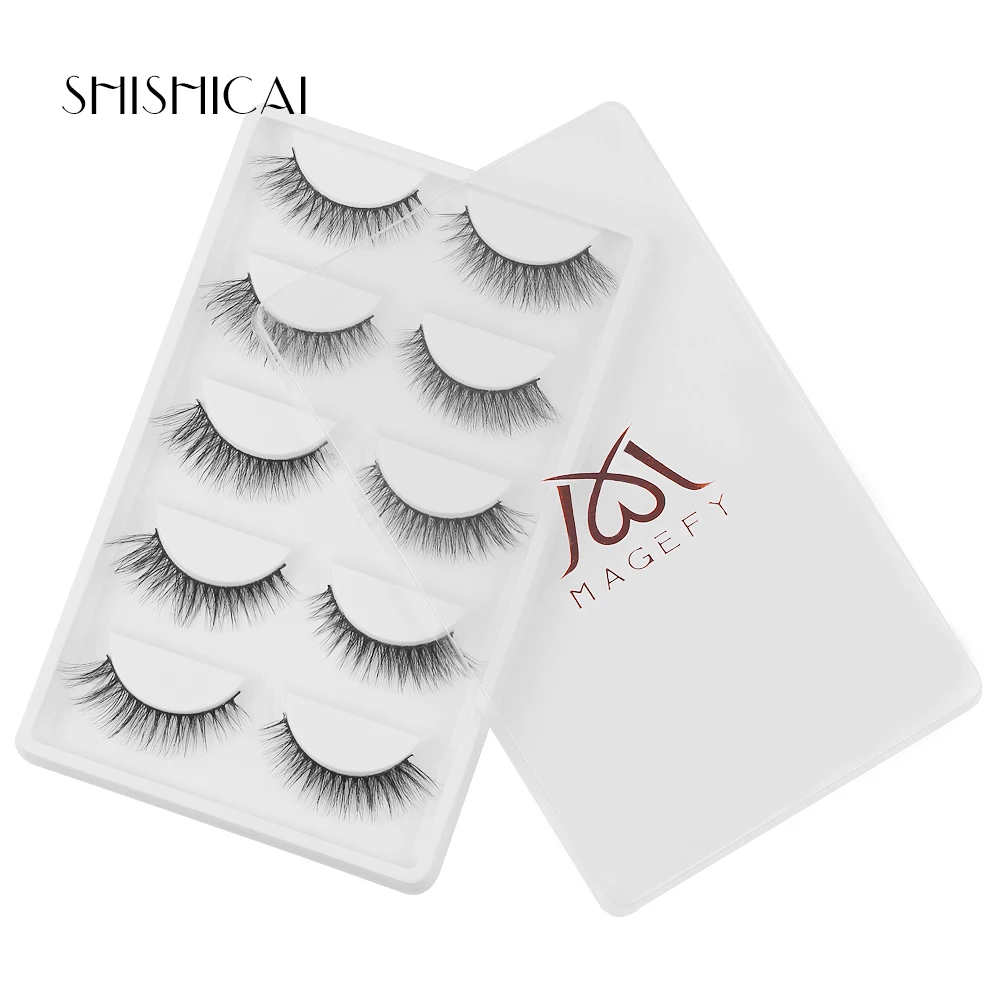 3/5 пар 3D норковые накладные ресницы натуральные длинные для наращивания макияж