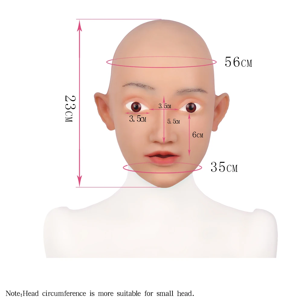 Мягкая силиконовая маска для женскую одежду Косплэй Эльза женский манекен
