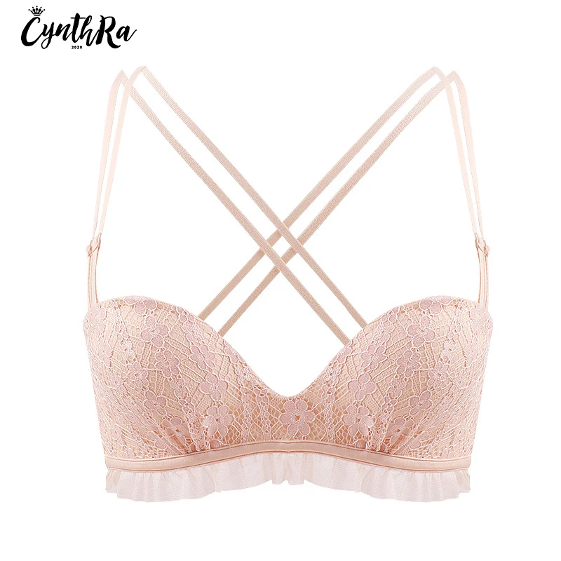 Комплект кружевных бюстгальтеров и трусиков CYNTHRA красивое сексуальное