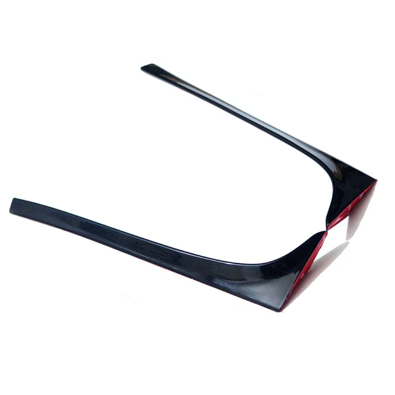 Яркий черный Автомобильный спойлер MK7 из АБС-пластика в форме крыла задний 2 шт.