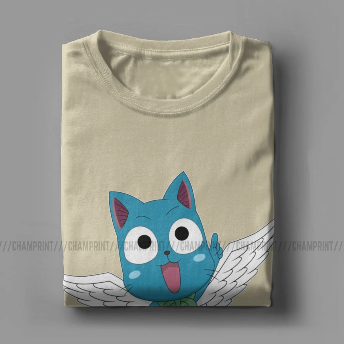 Мужские футболки с надписью Happy Fairy Tail винтажная хлопковая футболка короткими