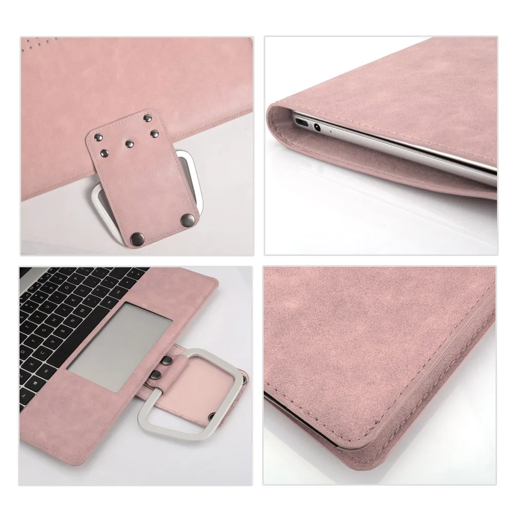 Чехол из искусственной кожи для ноутбука MacBook Pro 16 дюймов защита под углом