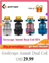 Dovpo Blotto RTA распылитель с 2/6 мл стеклянный пузырьковый/ULTEM пузырьковый бак 510 резьба 26 мм Диаметр Vape Танк против Dead Rabbit RTA