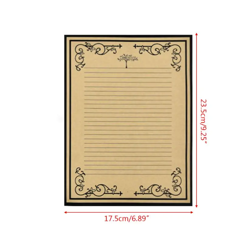 

32pcs/pack Retro Writing Letter Stationery Romantic Creative Chinese Style Lace Letterhead Note Paper X3UE