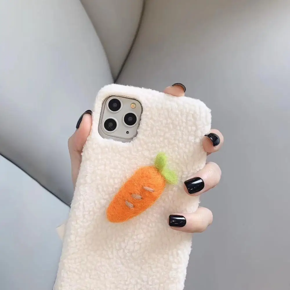 Милый чехол для телефона с кроликом iphone6 7 plus 8 X XR XS MAX роскошный ручной работы