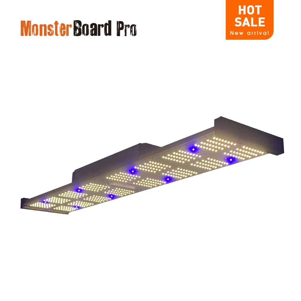 

Newest Geeklight 240w Monster Board Pro uv ir lm301b veg bloom hydroponics led grow lights for 2x4 tent