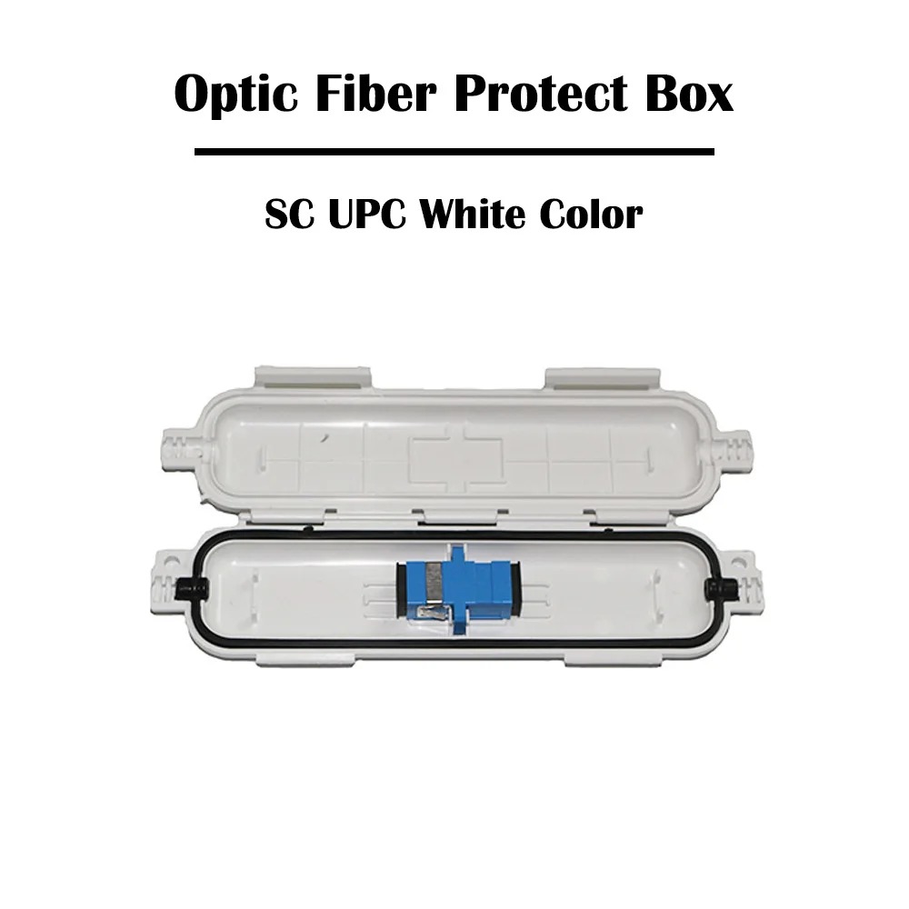 10 шт./лот черный/белый SC UPC/APC Волоконно оптический адаптер SM одномодовый FTTH Ethernet