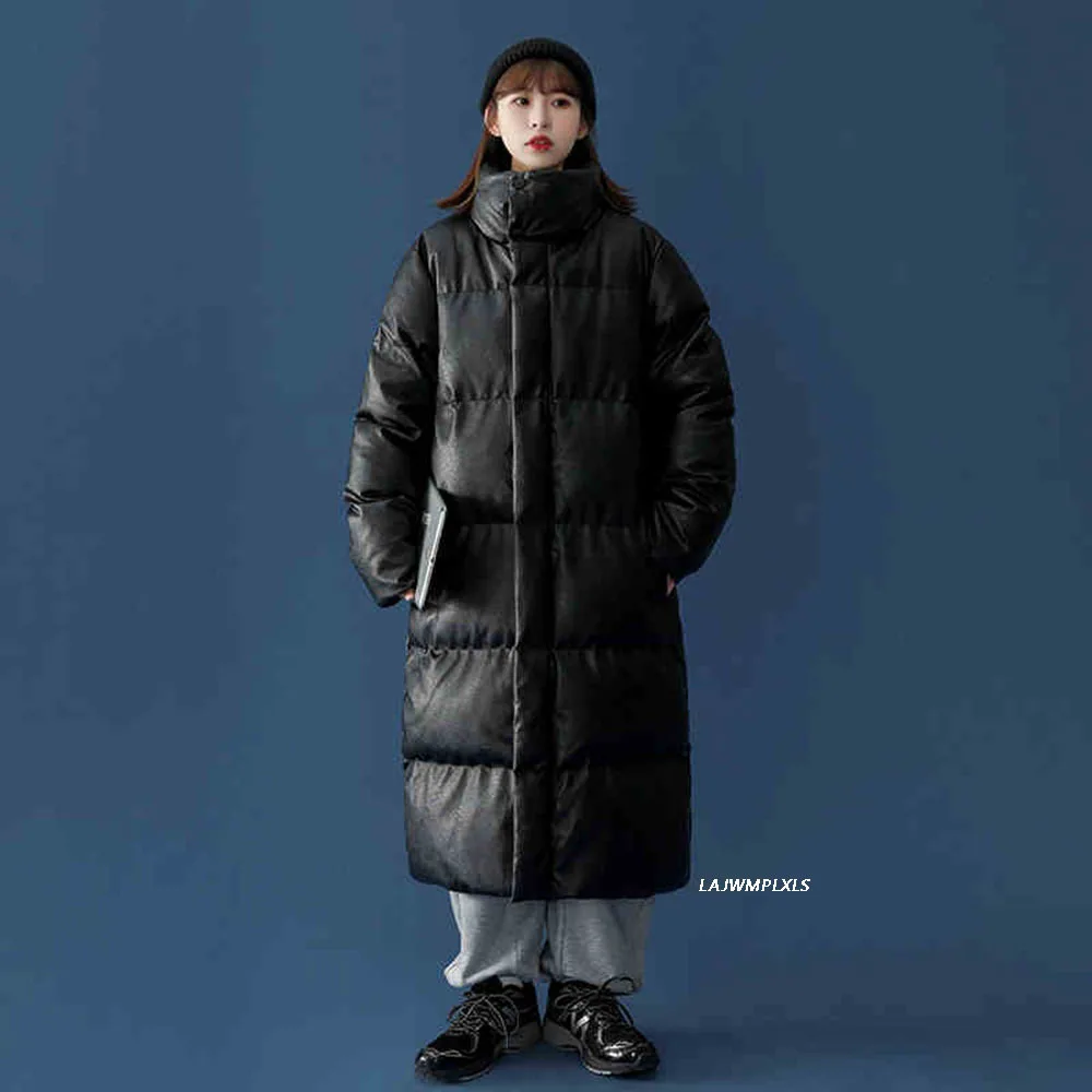 

2022 Korean Winter Fur Collar Padded Jacket Women Winter Hit Color Stitching Street Baseball Uniform Jacket Trend