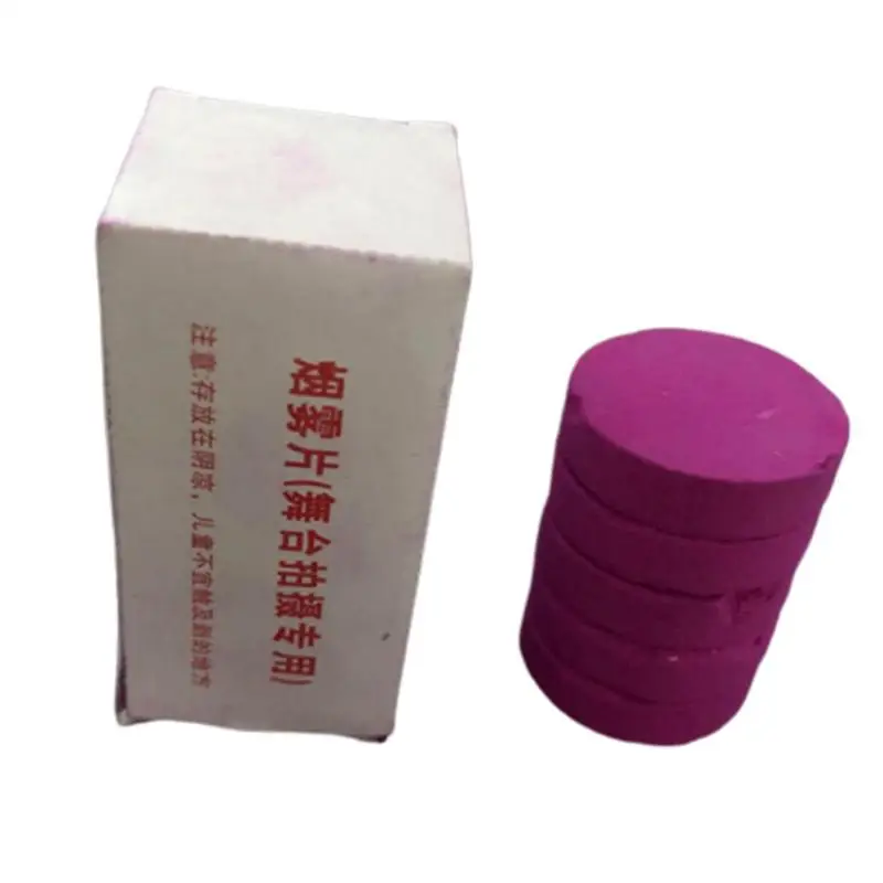 

5pcs/set Colourful Smoke Pills Halloween Props Combustion Smog Cake Effect Smoke Bomb Pills Portable Photography Prop