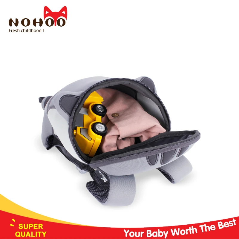 NOHOO School Bags 3D Cartoon waterproof backpack for girls boy  Toddler Neoprene Toddler Kindergarten Backpacks Cartoon Bag New