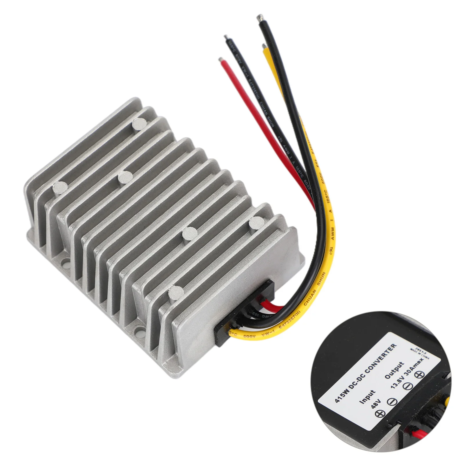 

48V to 13.8V 30A Step Down DC DC Converter Voltage Reducer Regulator 414W