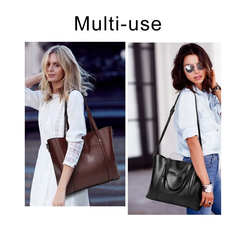 Herald Fashion большой Ёмкость женская сумка с короткими ручками высокого качества из PU