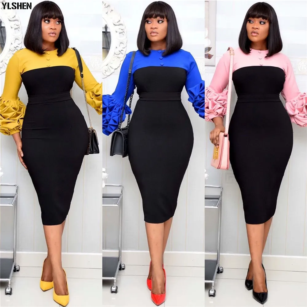 

Африканские платья для женщин Дашики облегающее платье в африканском стиле одежда в африканском стиле модные элегантные платья Анкары Жен...