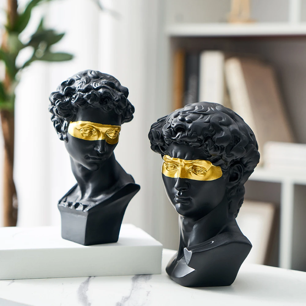 

Подвески из смолы, аксессуары для украшения дома для гостиной, модель Давида, Декоративная скульптура для офисного стола, искусство, соврем...