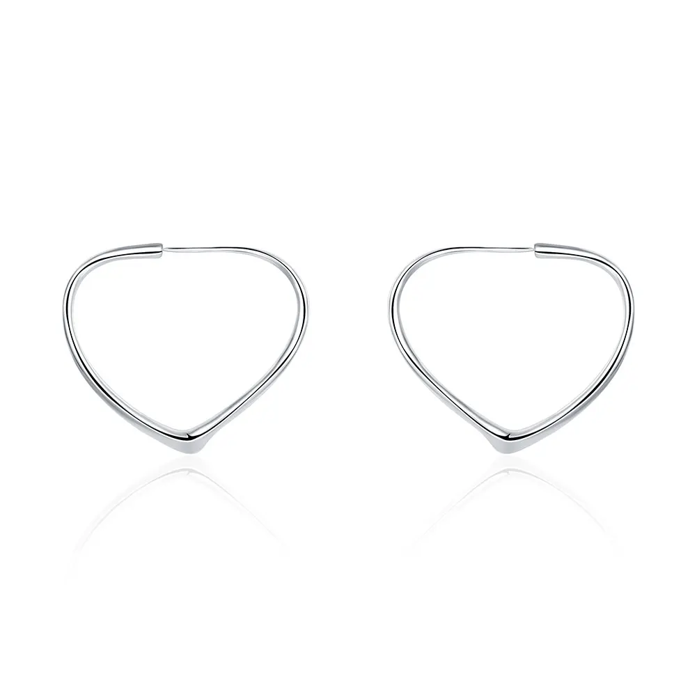 Горячая 925 стерлингового серебра серьги свадебные украшения аксессуары модные в