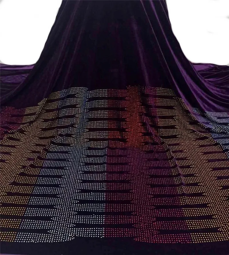 

Новые бархатные H-5.103005 Великолепные Камни Аппликация Vestido De Festa тюль сетка вышивка французская африканская кружевная ткань во дворе DIY Швейн...