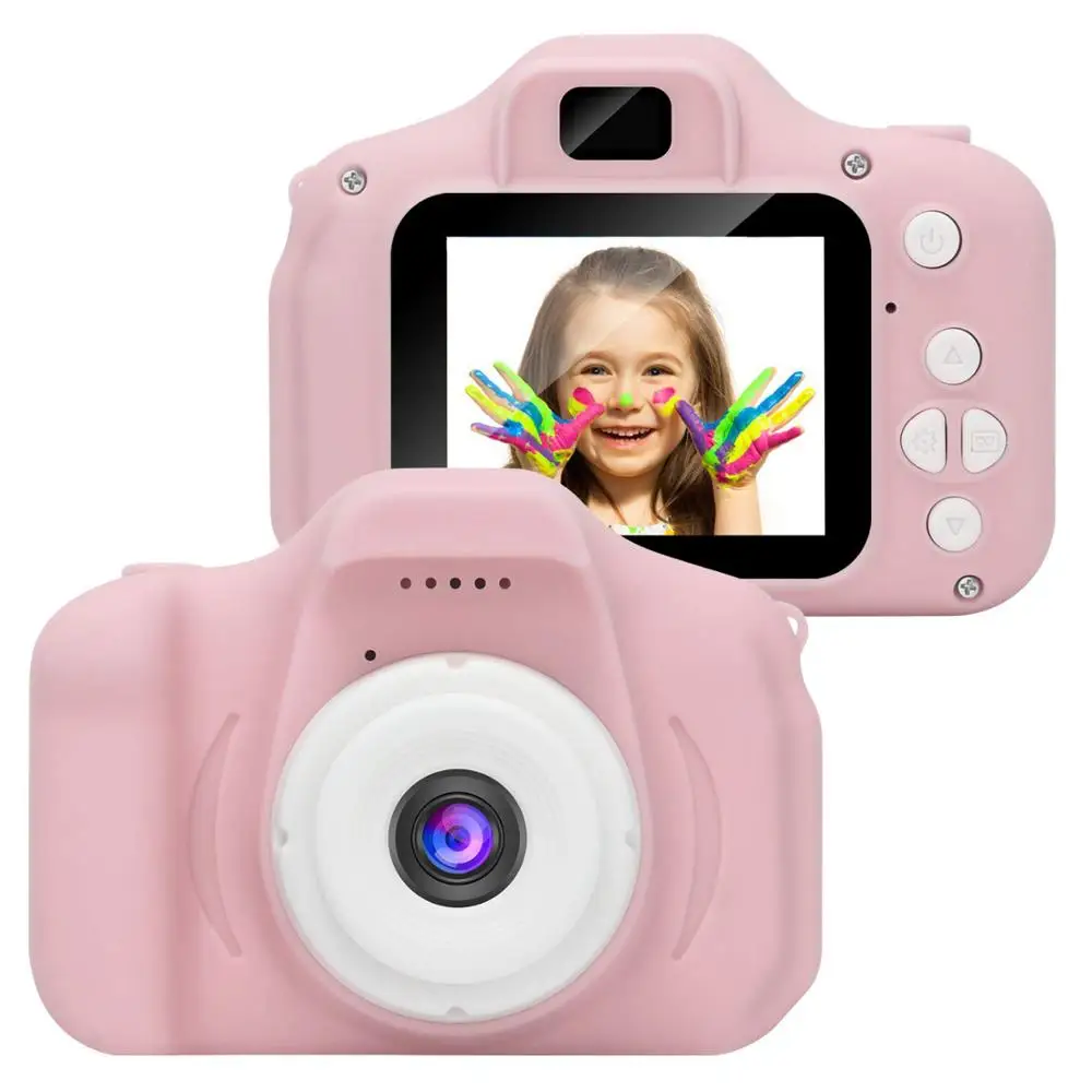 Shockproof 8MP Child Camera Rechargeable Toys for Girls Support the TF Card Children's Toys Working 6 Hours Digital Camera
