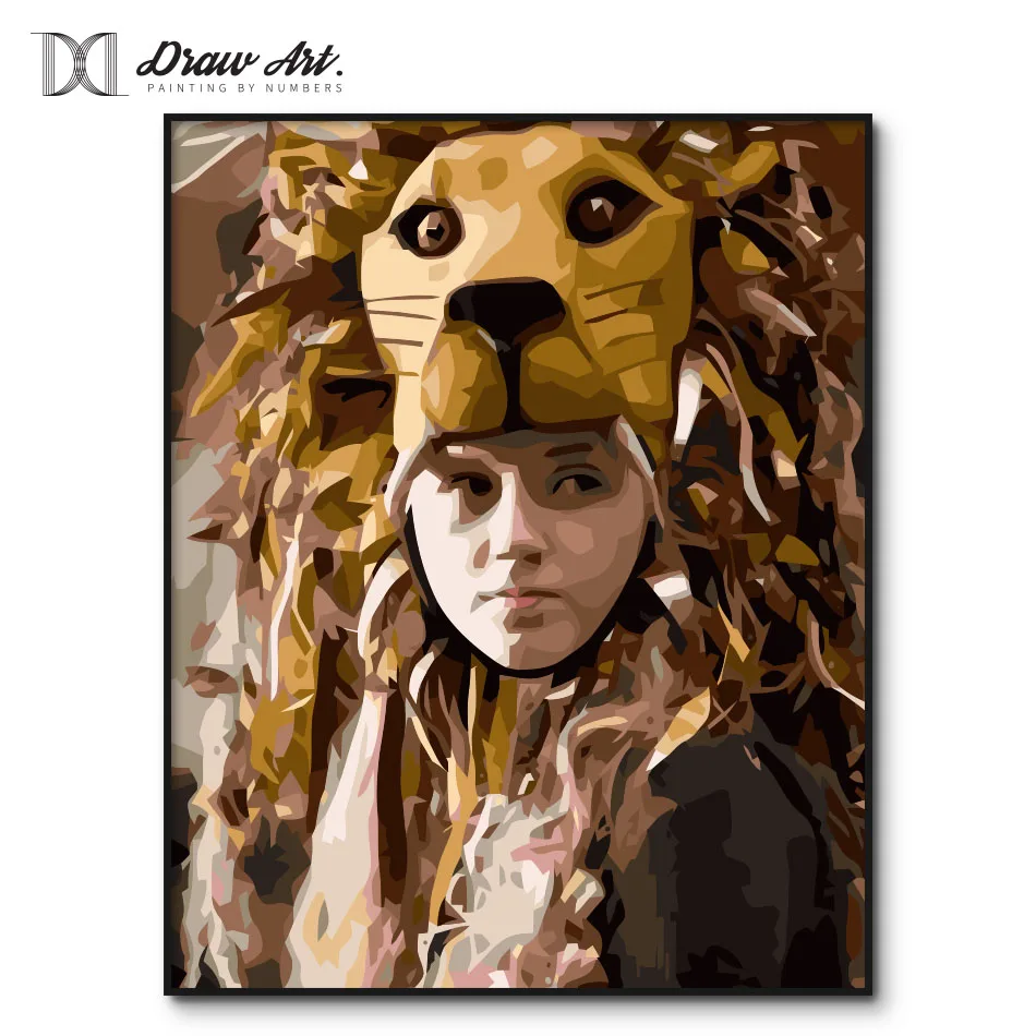 Набор для рисования по номерам Luna Lovegood масляная краска Гермиона наборы