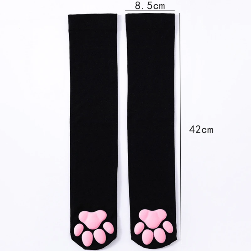 

Cat Paw Socks For Women Girls Kawaii 3D Cat Claw Toe Beanies Cute Gift Paw Pads Cosplay Cat Paw Pad Thigh High Socks New