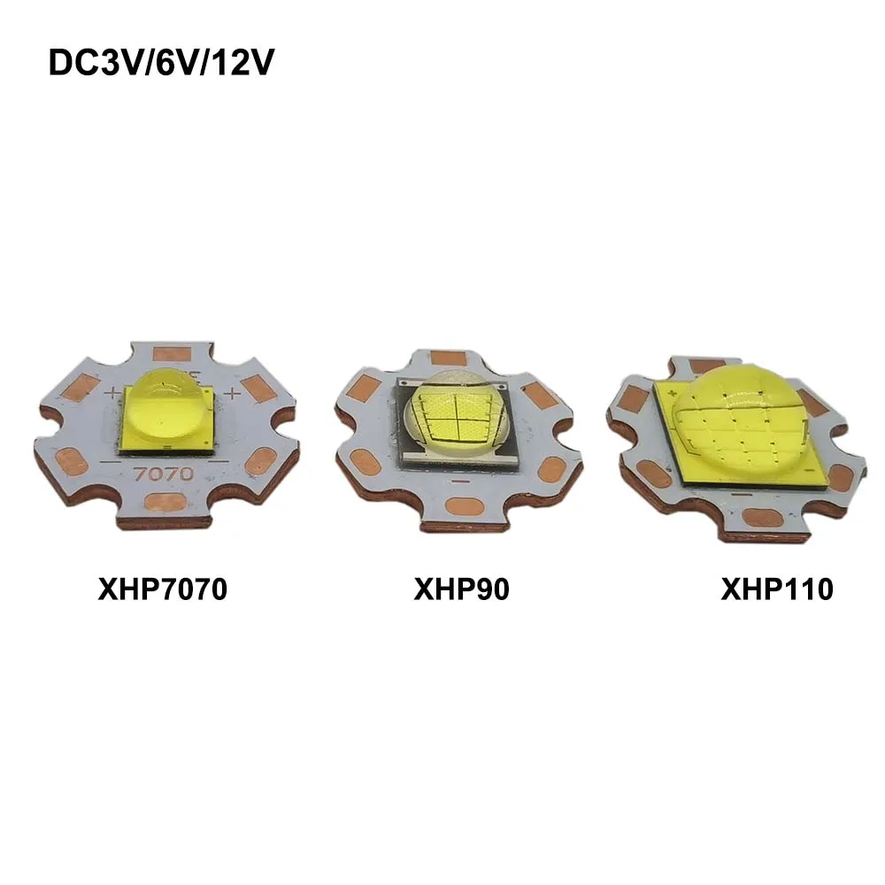 Светодиодные COB лампы постоянного тока 3В/6В/12В XHP70 XHP90 XHP110 вместо CREE 18 Вт 30 36 45 54 72