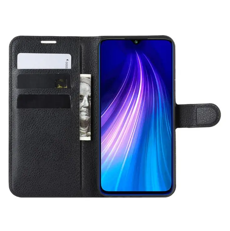 Из искусственной кожи чехол-бумажник чехол для телефона Xiaomi Redmi Примечание 8 Pro
