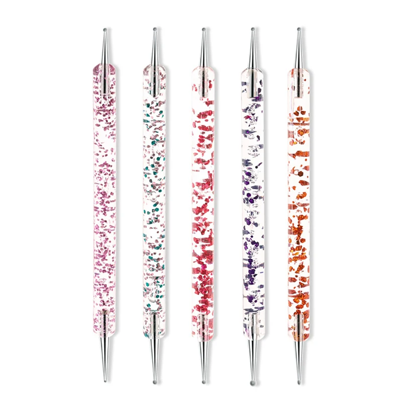 

1set DIY Design UV Gel Nail Art Brush Nail Art Dotting Pen Drawing Painting Set Manicure Accessories