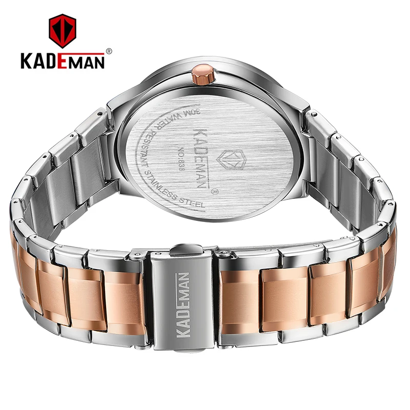 Женские часы с кристаллами алмаза Кварцевые водонепроницаемые из стали