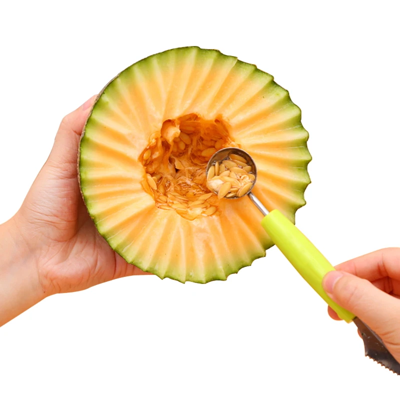 Нож для вырезания фруктов арбуза дыни ложка-шарик инструмент-ложка | Дом и сад