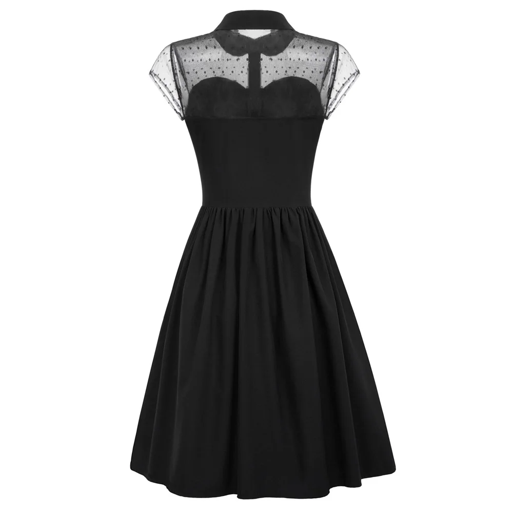 Женские платья элегантное платье с рукавами-крылышками завязками на шее