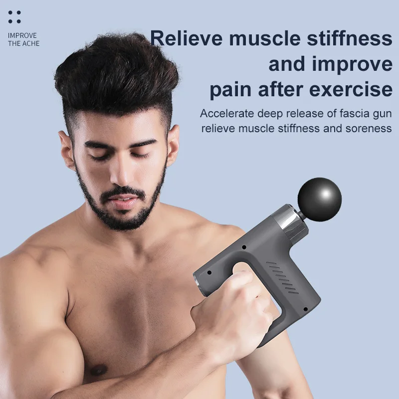 

Mini Massage Gun Pocket Electric Massager Deep Muscle Vibration Relief Pain Relax Fitness Therapy For Body Massage Relaxation